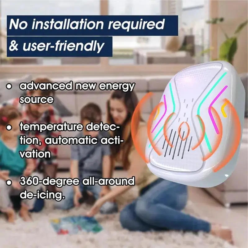 Electromagnetic Snow Removal Self-Heating Safe Electromagnetic Molecular Antifreeze Thermostat Microwave Molecular Deicer For