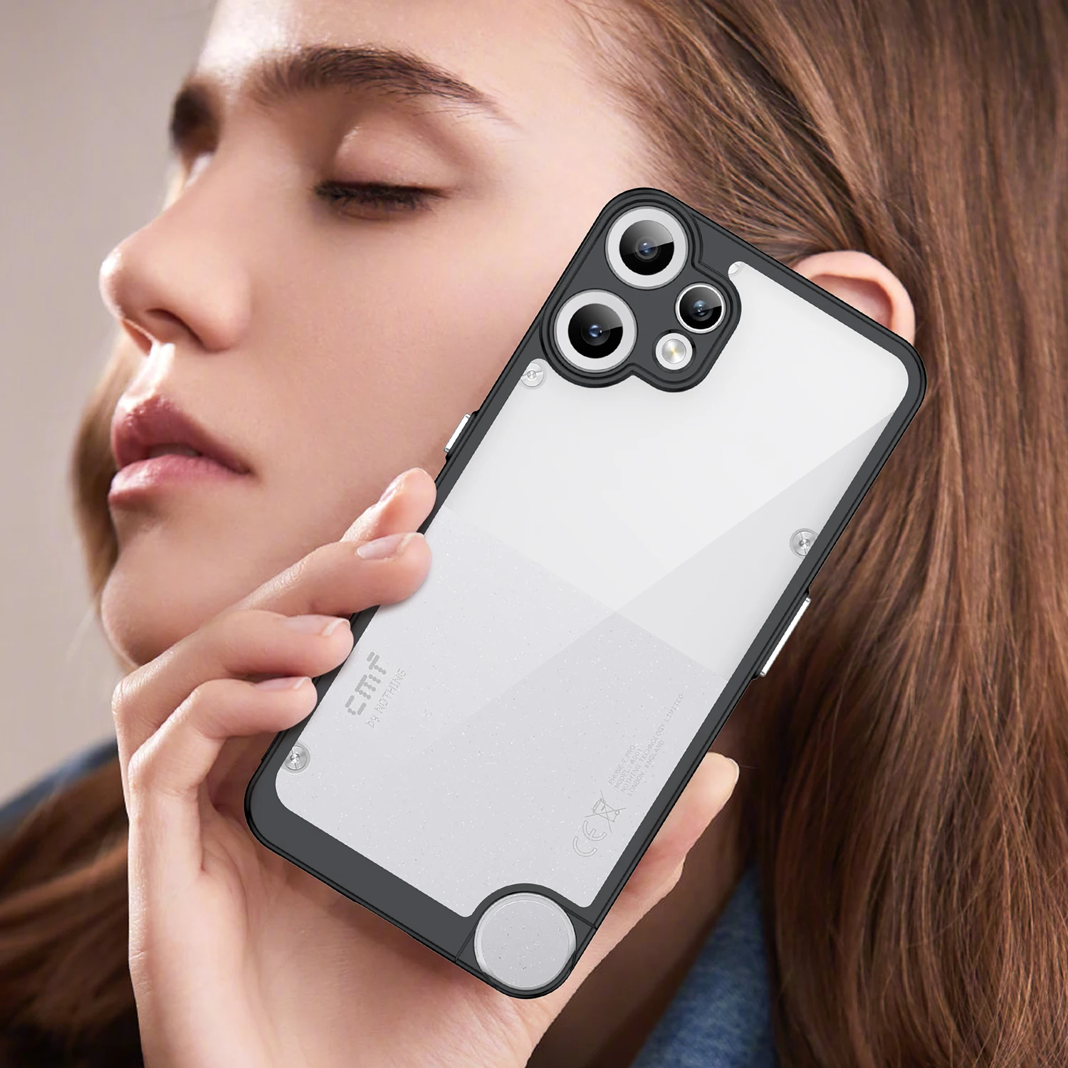 Transparent Shockproof Protective Phone Case Cover