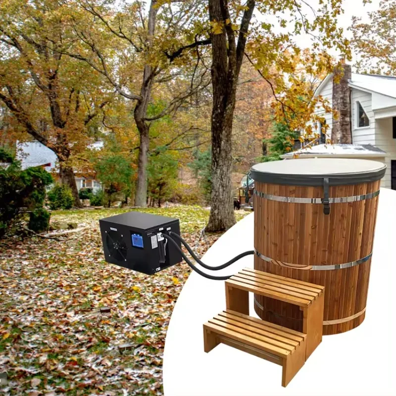 

outdoor cold tub water chiller ice bath