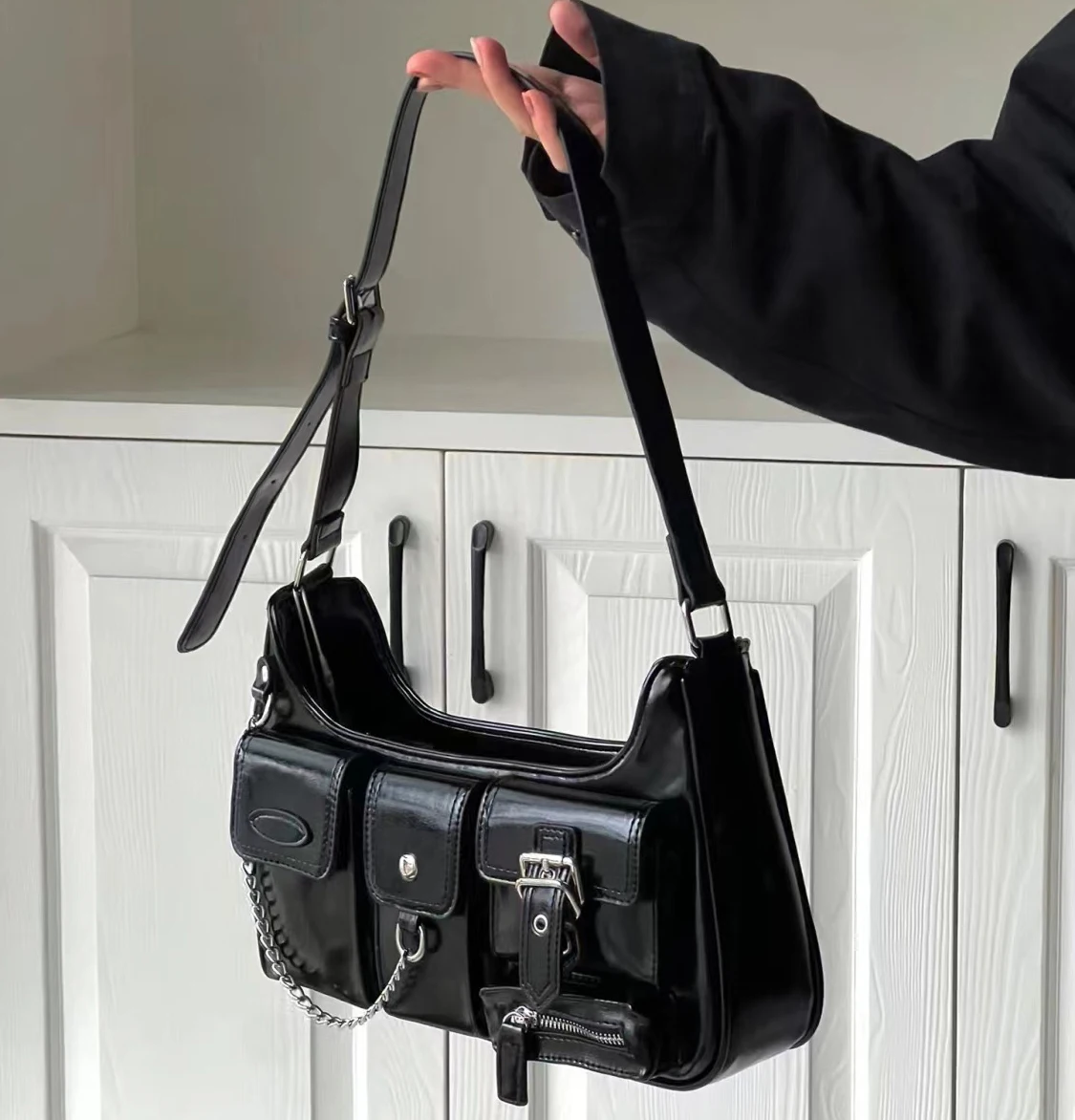 Women Fashion Bag Shoulder Luxury Design Handbag Faux