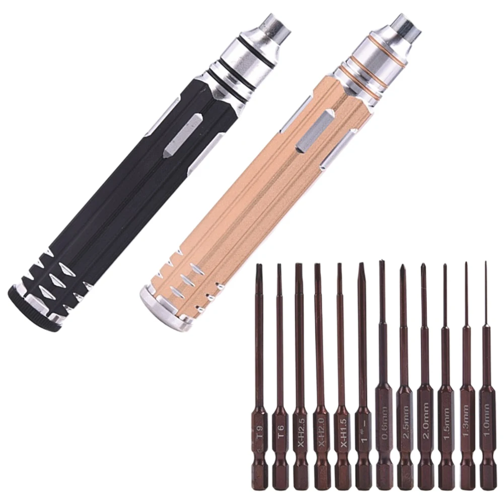 

Набор шестигранных отверток 12 в 1, металлический набор инструментов для РУ вертолетов, автомобилей, самолетов, дронов, самолетов, домашнего ремонта