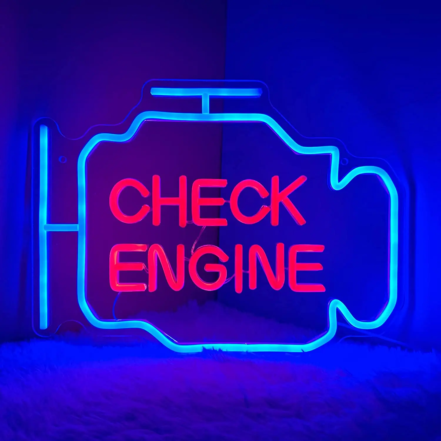 

Garage Decoration Neon Sign Gaming Room Decoration Auto Room Garage Sign Repair Shop Night Light USB Wall Hanging Decor 40x30