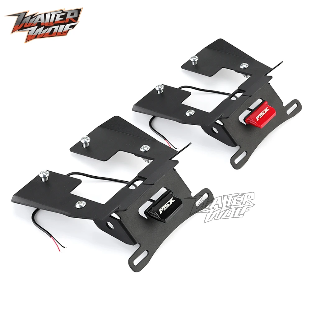 MSX125 Tail Tidy Fender Eliminator License Plate Bracket Registration Number Frame Holder For Honda MSX 125 Grom 2013 -,motorcycle license plate holder,license plate holder
