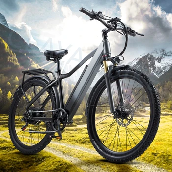 Bici Elettrica da Montagna 29''/27.5 Pollici con Motore PEAK 1000W, Freni Idraulici, Batteria 48V 18Ah, Bici Elettrica per Tutti i Terreni, Freno a Olio