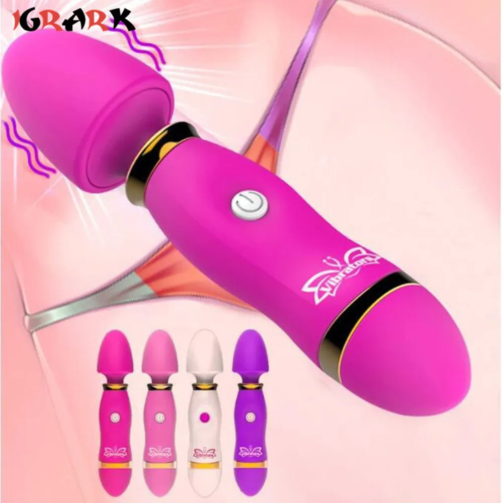 Vibrating Sex Toys 12 Speeds Vagina Vibrator AV Stick for Women Magic Wand Body Massager Female Masturbator G-Spot Sex Toy Clitoris Stimulator