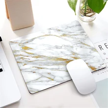

Nordic Style Marble Mouse Pad Nonslip Silicone Mouse Mat Table Mat Laptop Game Computer Keyboard Desk Set Office Supplies