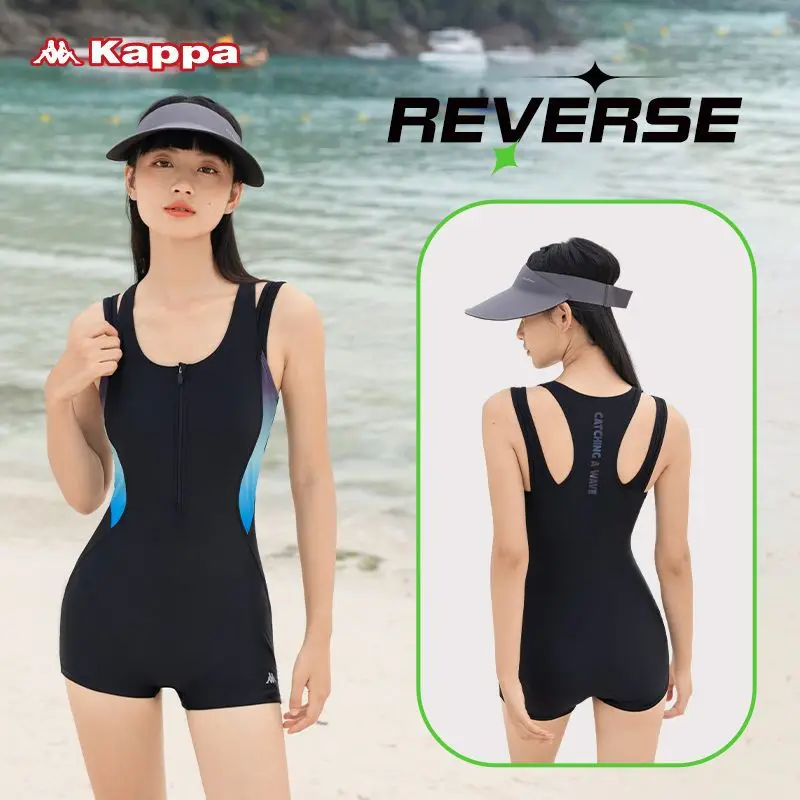Kapaa Women One Piece Water Sport Professional Training Surf Bathing Push Up SwimWear Quick-Drying Athletic Competitive SwimSuit