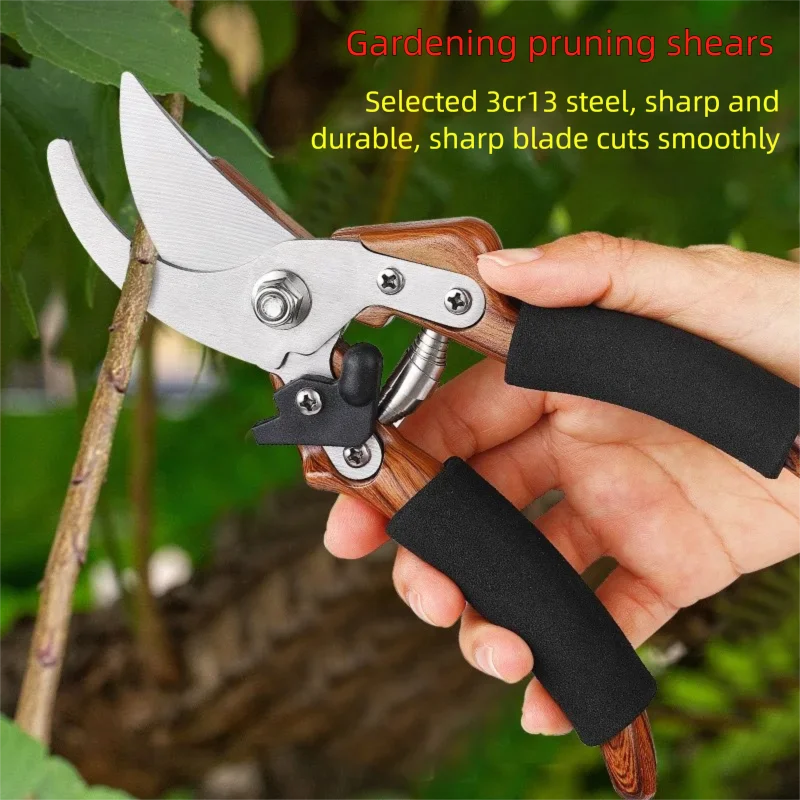 مقصات تشذيب حادة وغير قابلة للانزلاق للنباتات الخضراء وبساتين الزهور وتطعيم المناظر الطبيعية أداة مقصات البستنة المتخصصة
