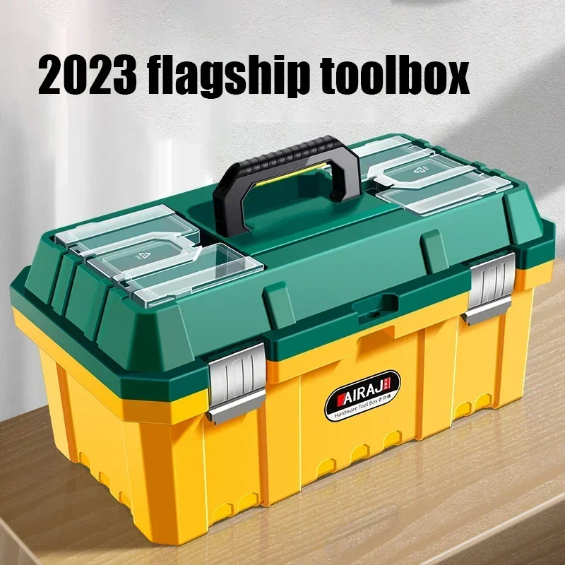 Tools Box with Shockproof Waterproof Safety Storage Box Portable Hard Protective Case Professional Electrician Tool Box 3