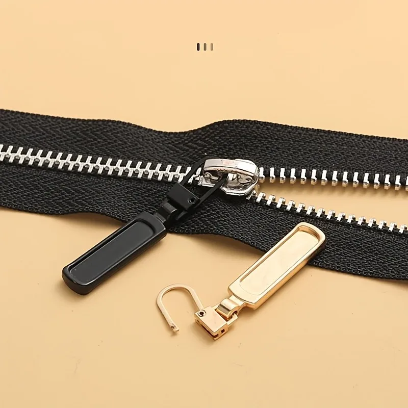 6Pcs/4pcs Multi-function zipper head pull tab can be detachable and repair down jacket, bag, shoes small holes