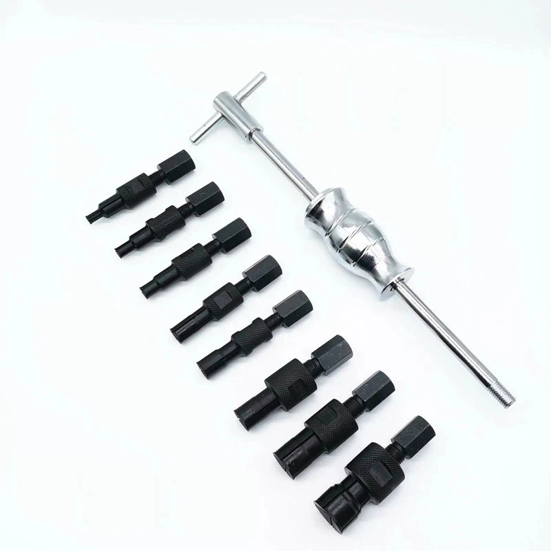 

9Pc Blind Hole Slide Hammer Pilot Bearing Puller Internal AExtractor Removal Kit 8-32MM Car Disassembly Tool