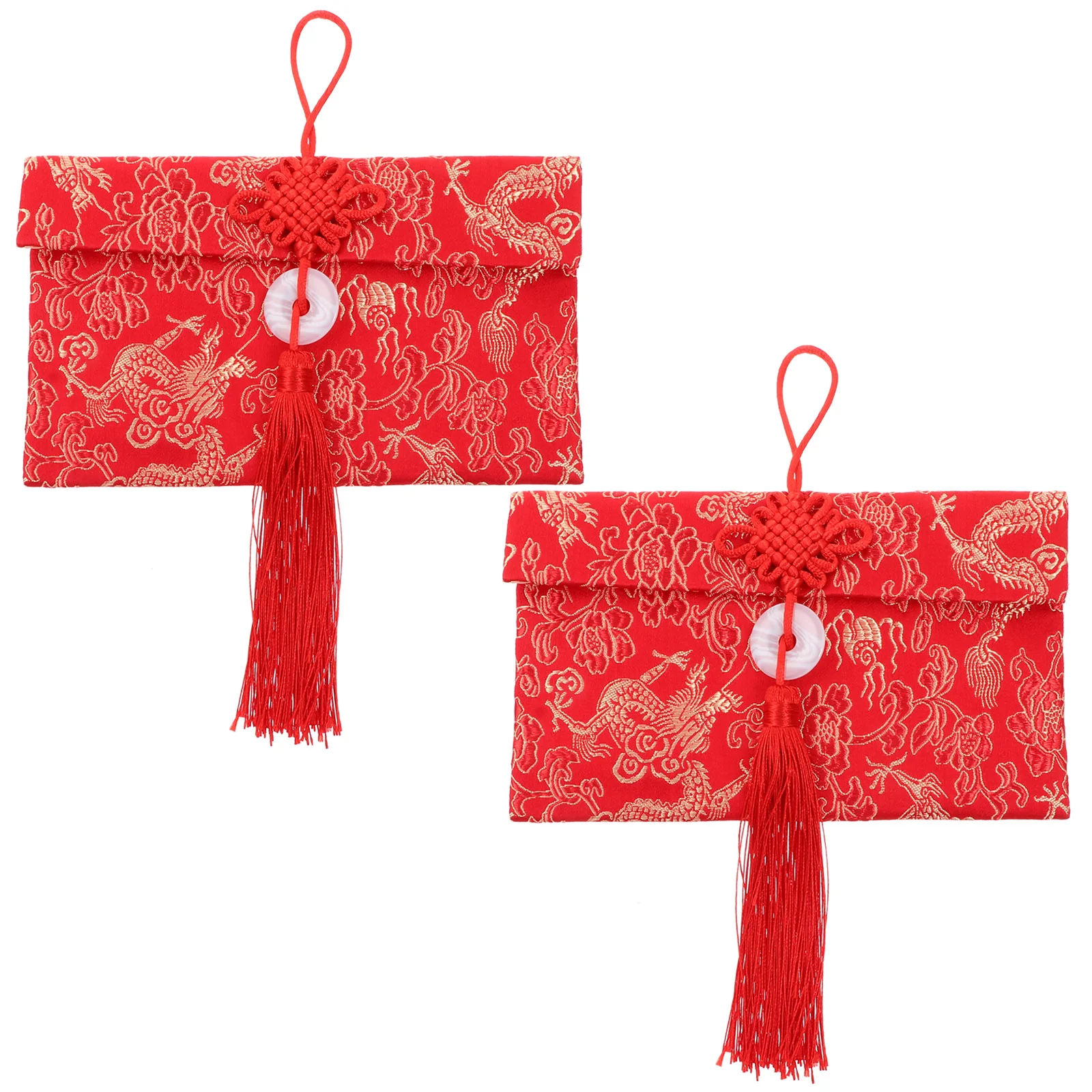 Red Envelope Money Packet Package Packets Party Supply Pocket New Year Pouch Brocade Envelopes Wallet