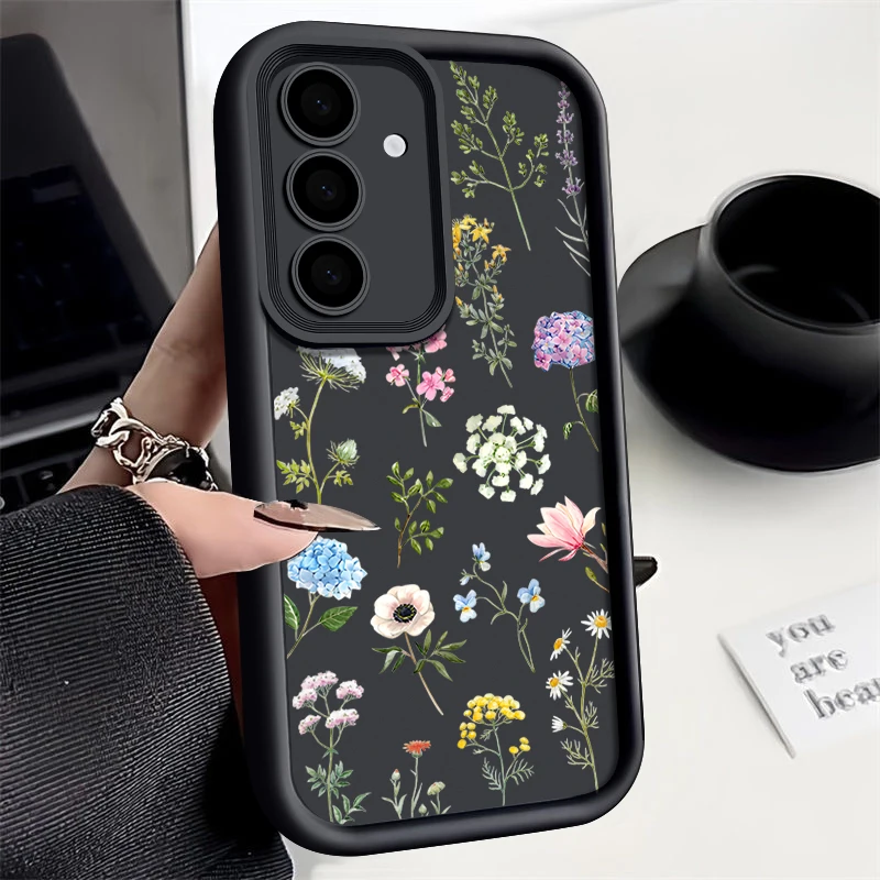 Floral Pattern Soft Phone Case - Elegant and Protective Cover