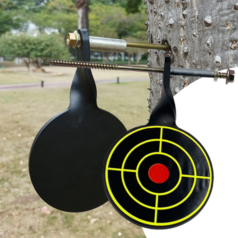 

Durable and Reusable Spinner Targets, Made of Stainless Steel, Portable and Easy to Carry Comes with 10pcs Stickers