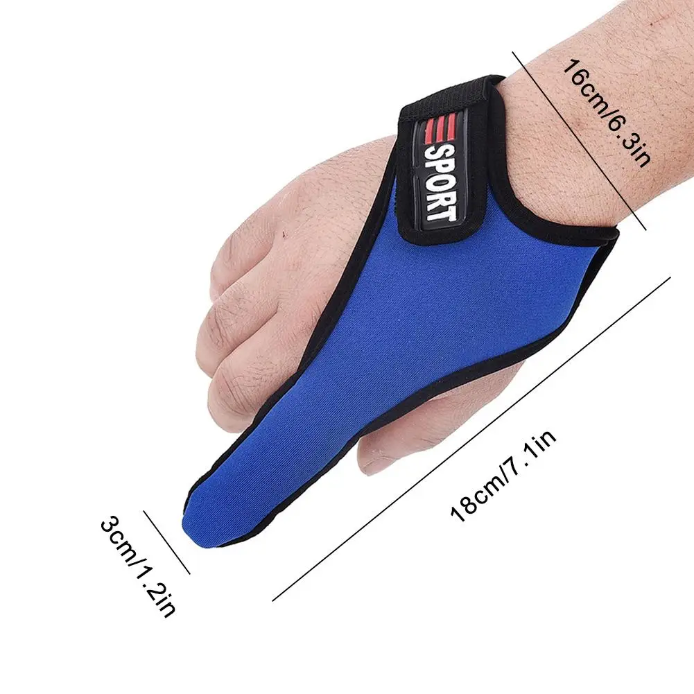 Fishing Finger Protector Guard Single Finger Gloves Professional Neoprene Anti-slip Carp Fishing Glove Elastic Band Glove