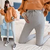Pregnant Woman Adjustable Big Size Leggings New Maternity Pants  Pregnancy Thin Soft Cotton  High Waist Clothes 2
