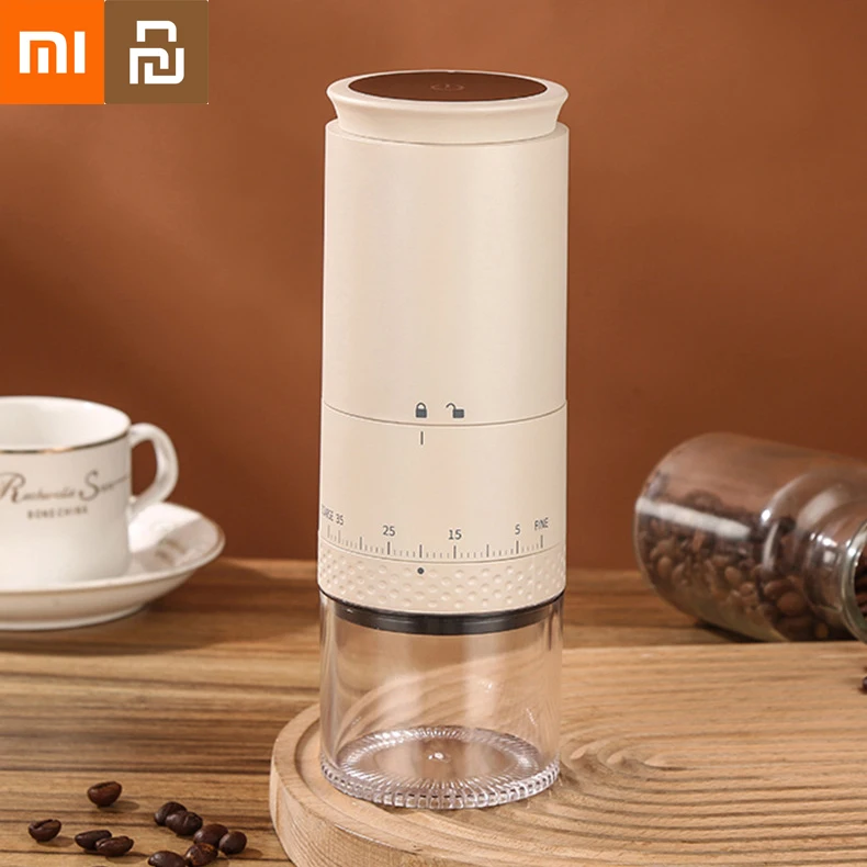 Xiaomi Youpin Electric Coffee Machine 1500mAh Conical Coffee Burr Grinder Externally Adjustable Bean Grinding Machine Grinder