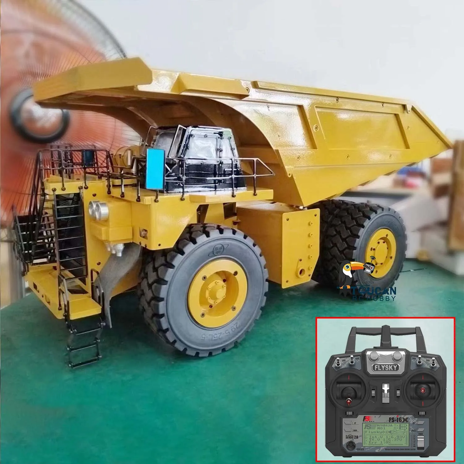 

1/20 RC Hydraulic Metal Mining Truck 793D I6X Remote Control Dumper Painted Assembled Construction Car Sound Model TH22761