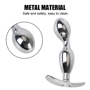 Metal Butt Plug Anal Beads Women Dildos Men Prostate Massager Female Masturbator Sex Toys For Adult Games 18 Erotic Product Shop 5