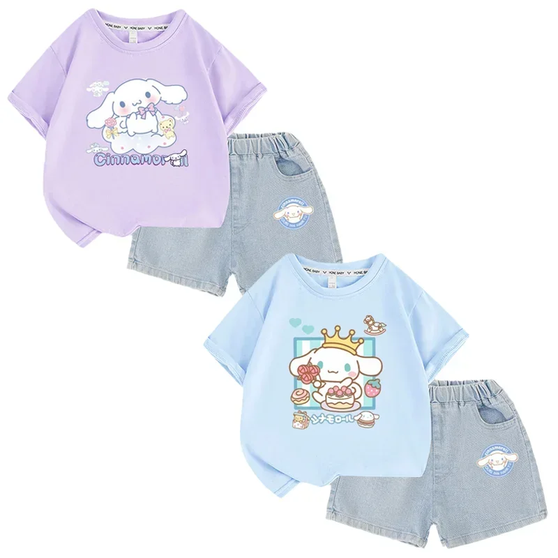 

Детская футболка с коротким рукавом и принтом в стиле аниме Sanrios Cinnamoroll