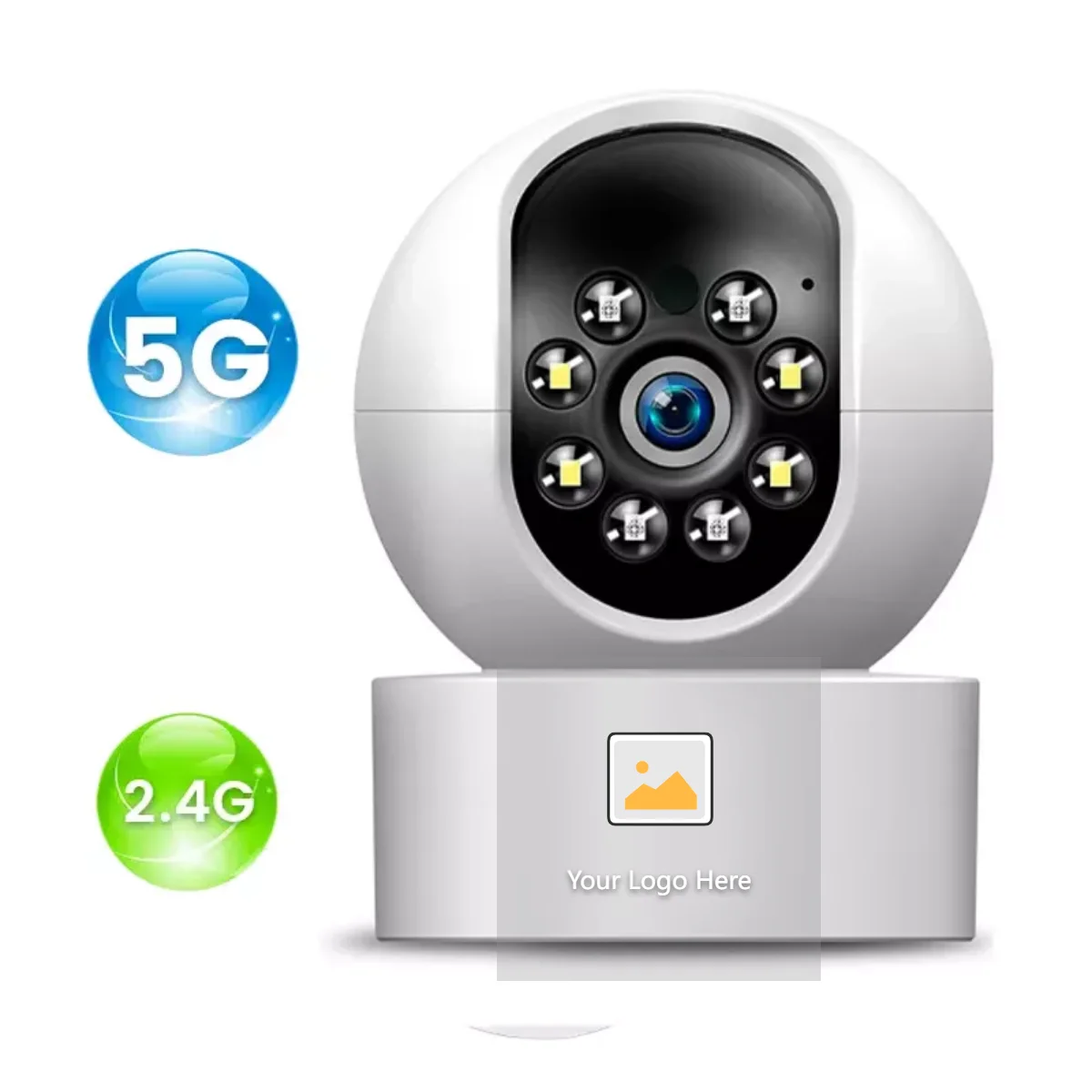 2MP 1080P YILOT  2.4G&5G Dual Band WIFI PTZ IP Dome Camera Full Color Night Vision Auto Tracking Home Security CCTV Baby Monitor