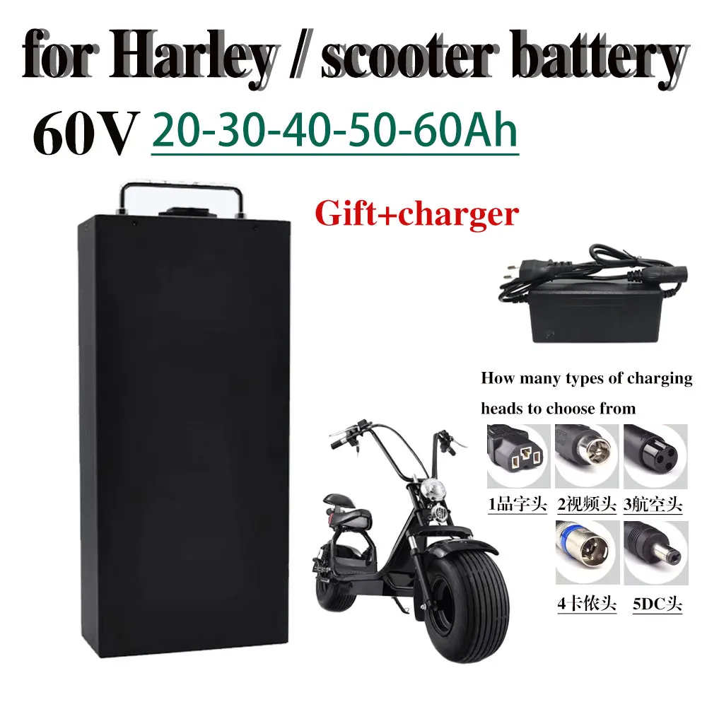 

Electric Car Lithium Battery Waterproof 18650 Battery 60V 20Ah for Two Wheel Foldable Citycoco Electric Scooter Bicycle
