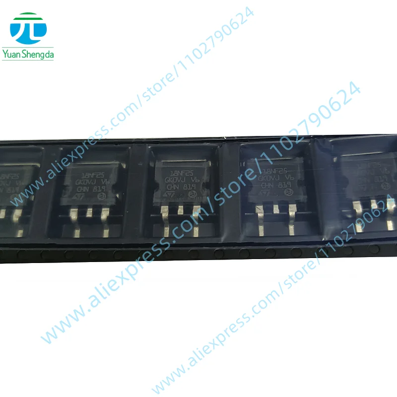 

5 шт. новый оригинальный STB18NF25 MOS FET TO-263 18NF25