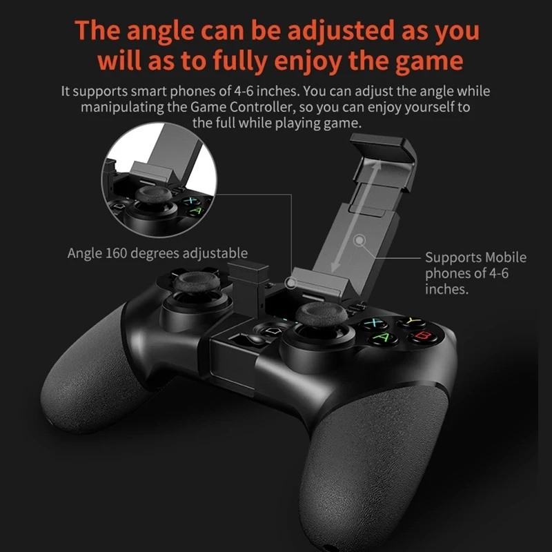 Telefone Celular sem Fio Gamepad para Android Ps4 Ps3 Playstation Nintendo Interruptor Pubg Controle Bluetooth Controlador Jogo Móvel - Image 5
