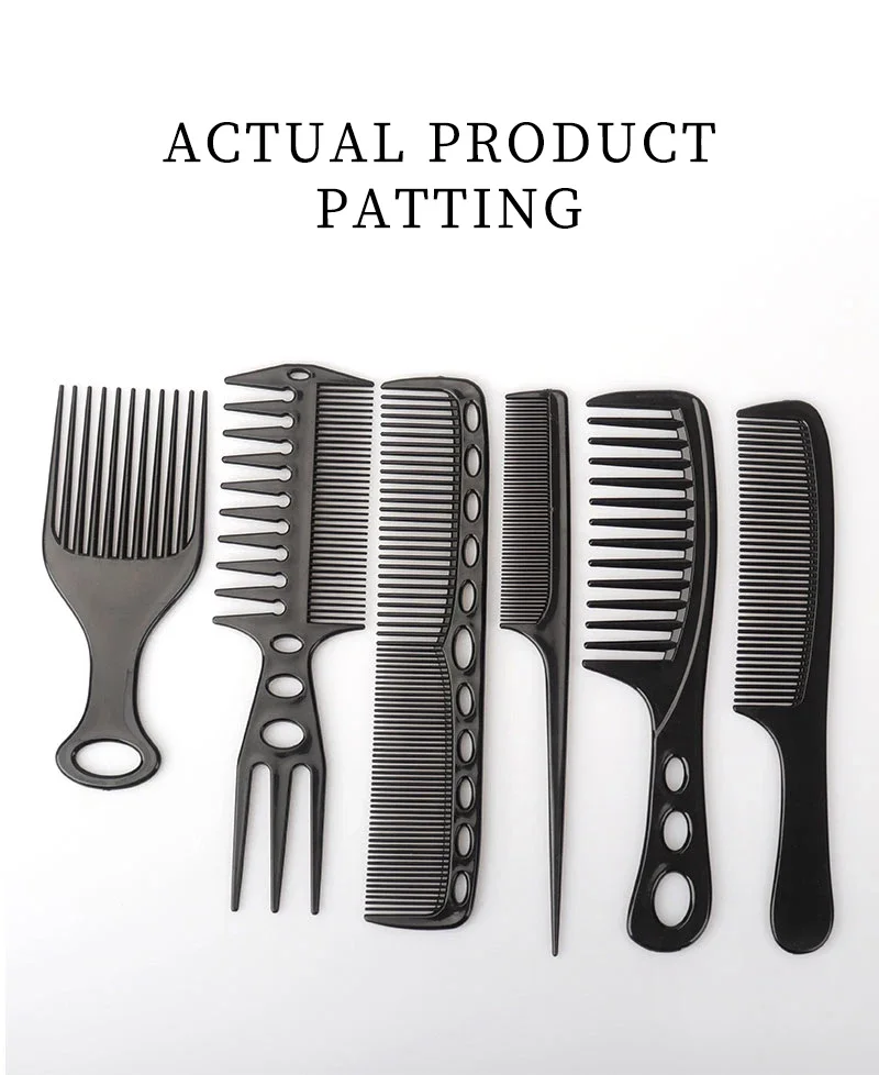 Hair Cutting Comb Set – Professional Barber Salon Hair Styling Accessories Kit