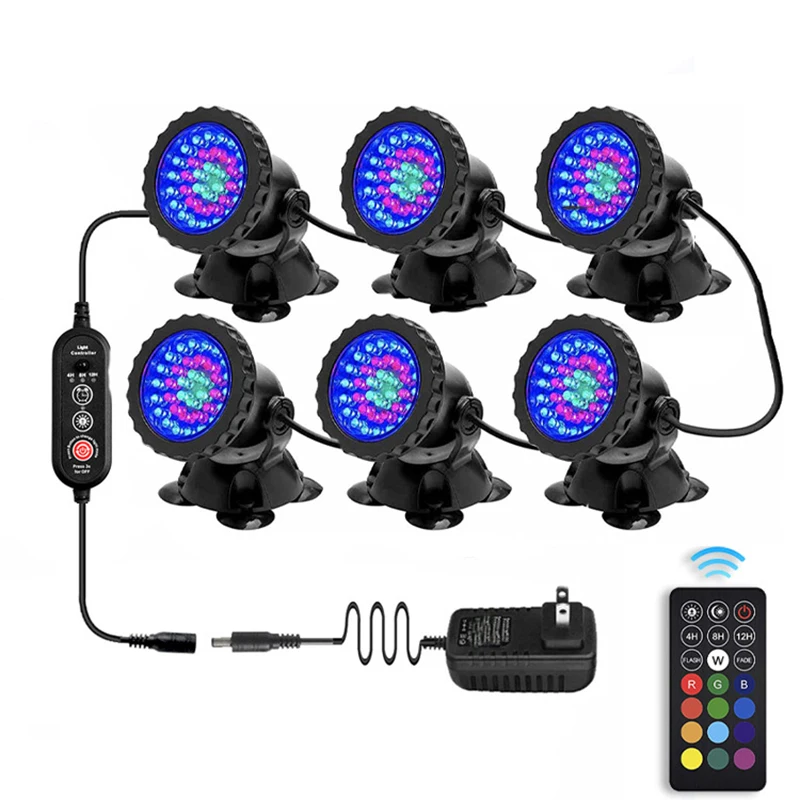 Waterproof Swimming Pool Led Light 110v/ 220v Eu/us/uk Plug Spot Light