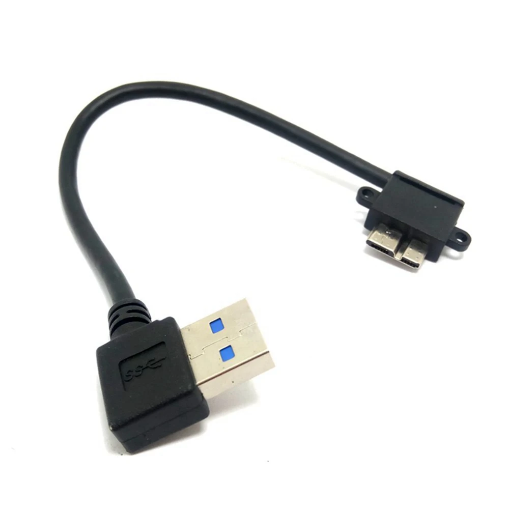 

20 см, разъем USB 3,0 под прямым углом, штекер А, разъем Micro B, 10-контактный короткий адаптер, корзина/микроb кабель для мобильного жесткого диска