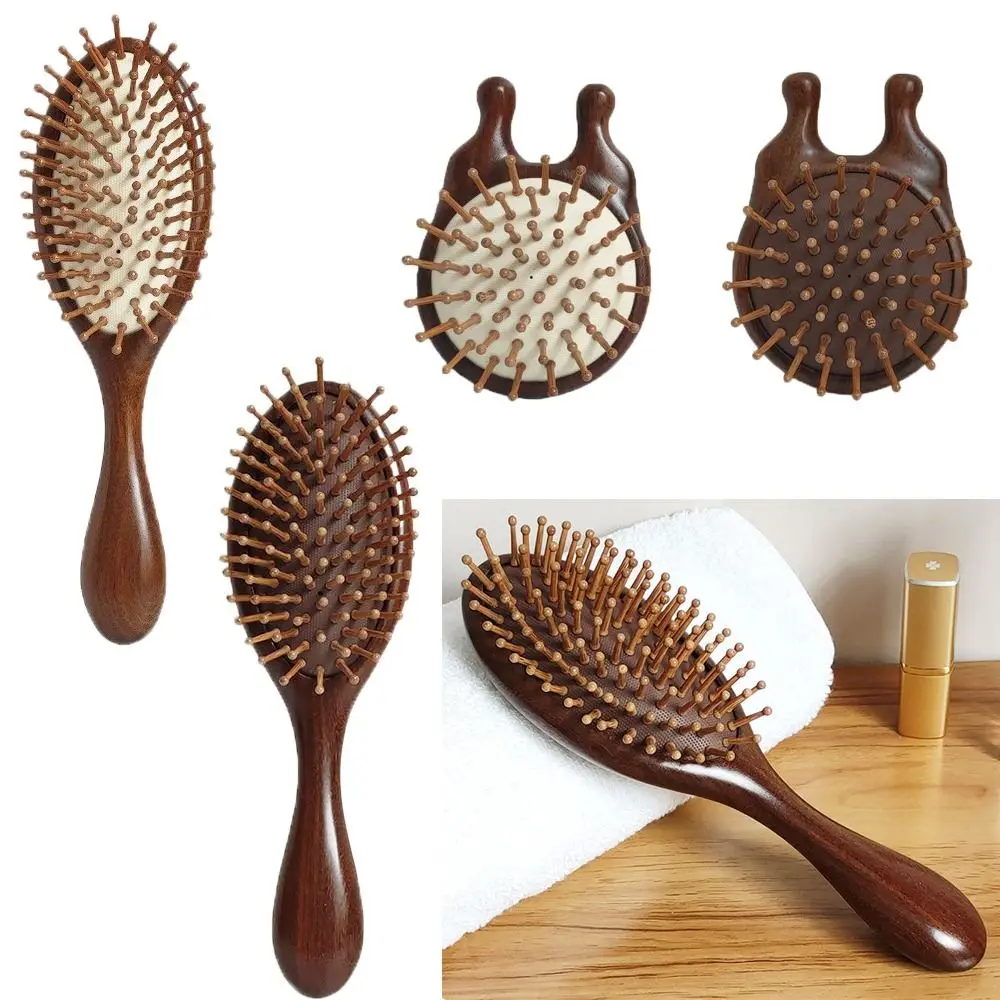 

Wooden Hair Brush Useful Styling Tools Anti-Static HairBrush Hair Salon Air Cushion Combs Hair Care Barber