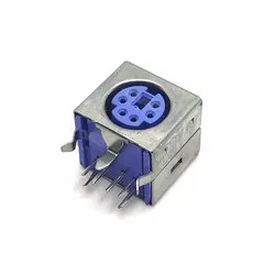 Enhanced Keyboard & Mouse 6 - Pin Socket Connector - PCB Mount, Multicolor (E Female)