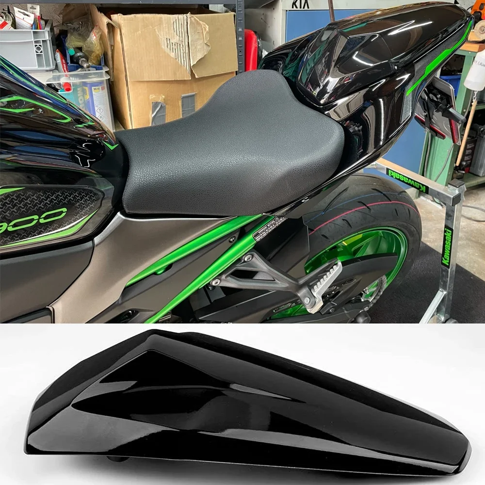 Motorcycle Passenger Pillion Rear Seat Cover Fairing Cowl For Kawasaki Z900 Solo Carbon