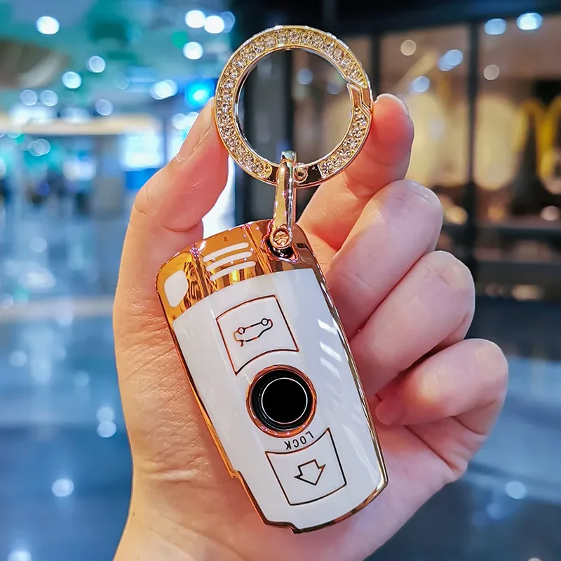 

TPU Car Remote Key Case Cover Shell Fob For BMW X1 X5 X6 Z4 E90 E60 E70 E87 3 5 6 Series M3 M5 Protection Shell Fob Accessories