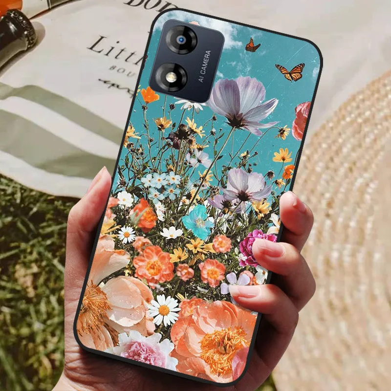 Sleek Black Soft TPU Silicone Back Cover - Stylish Protective Case