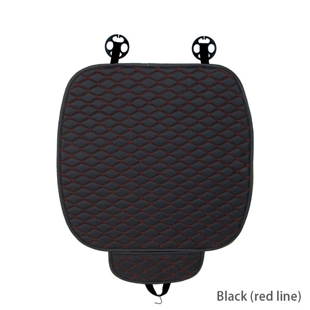 Leather Car Seat Cover Anti Slip Seat Cushion Easy to Clean Split Breathable Mat Universal Front Rear Seat Protector Covers