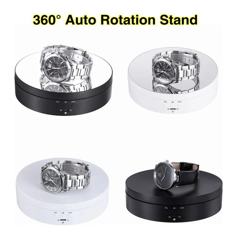 Description Picture 2 of itemMotorised Rotating Mirror Display Stand,360 Degree Turntable, Jewellery Holder,USB Power Supply, Rotating Shooting, Three Speeds