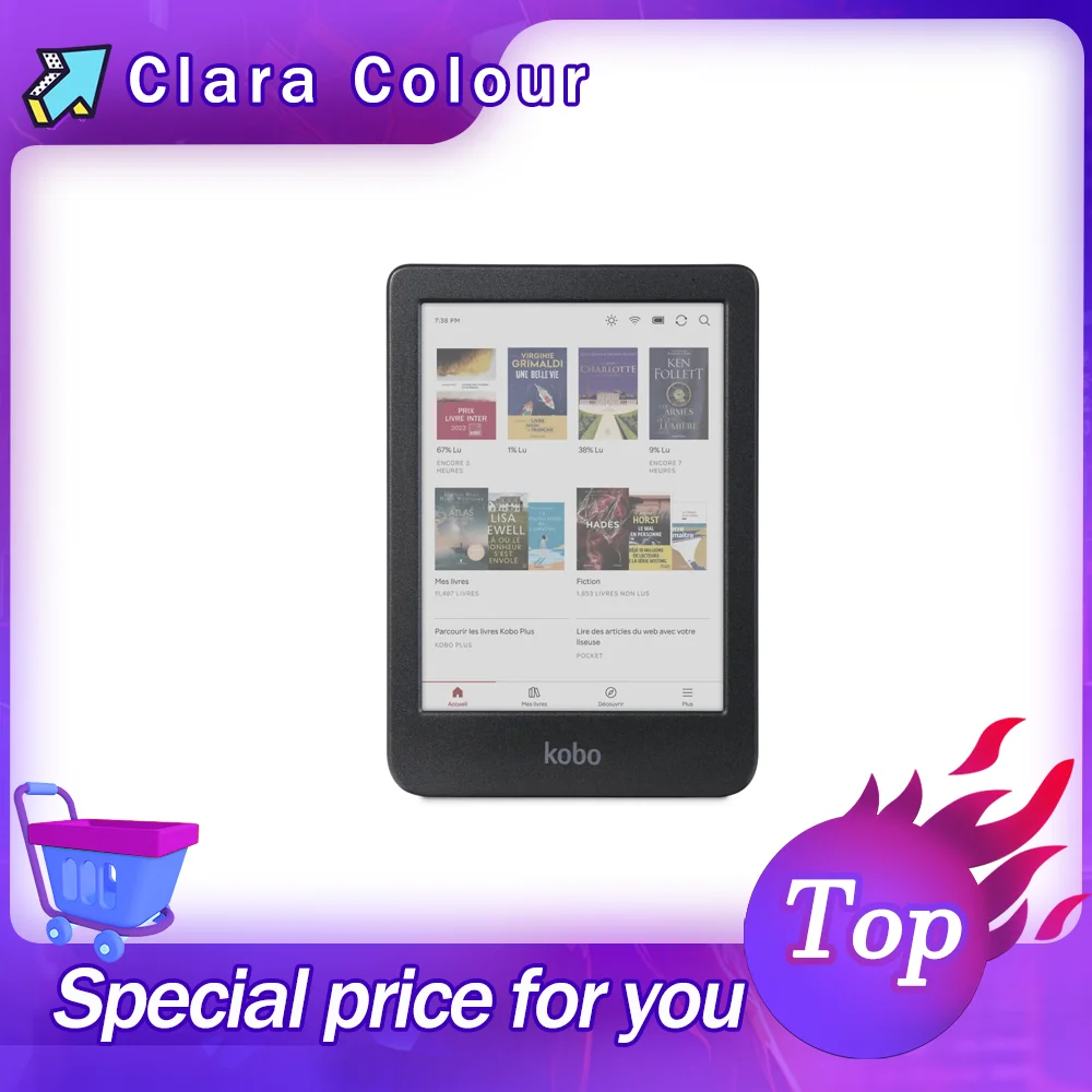 Clara Colour B&W screen e-book reader 6 inch 16G waterproof portable eBook