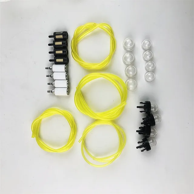 Kit 4 Tubi Carburante Con Filtro - Per Tosaerba, Decespugliatori E Motori Benzina, Include Lampadina Primer - Foto 6