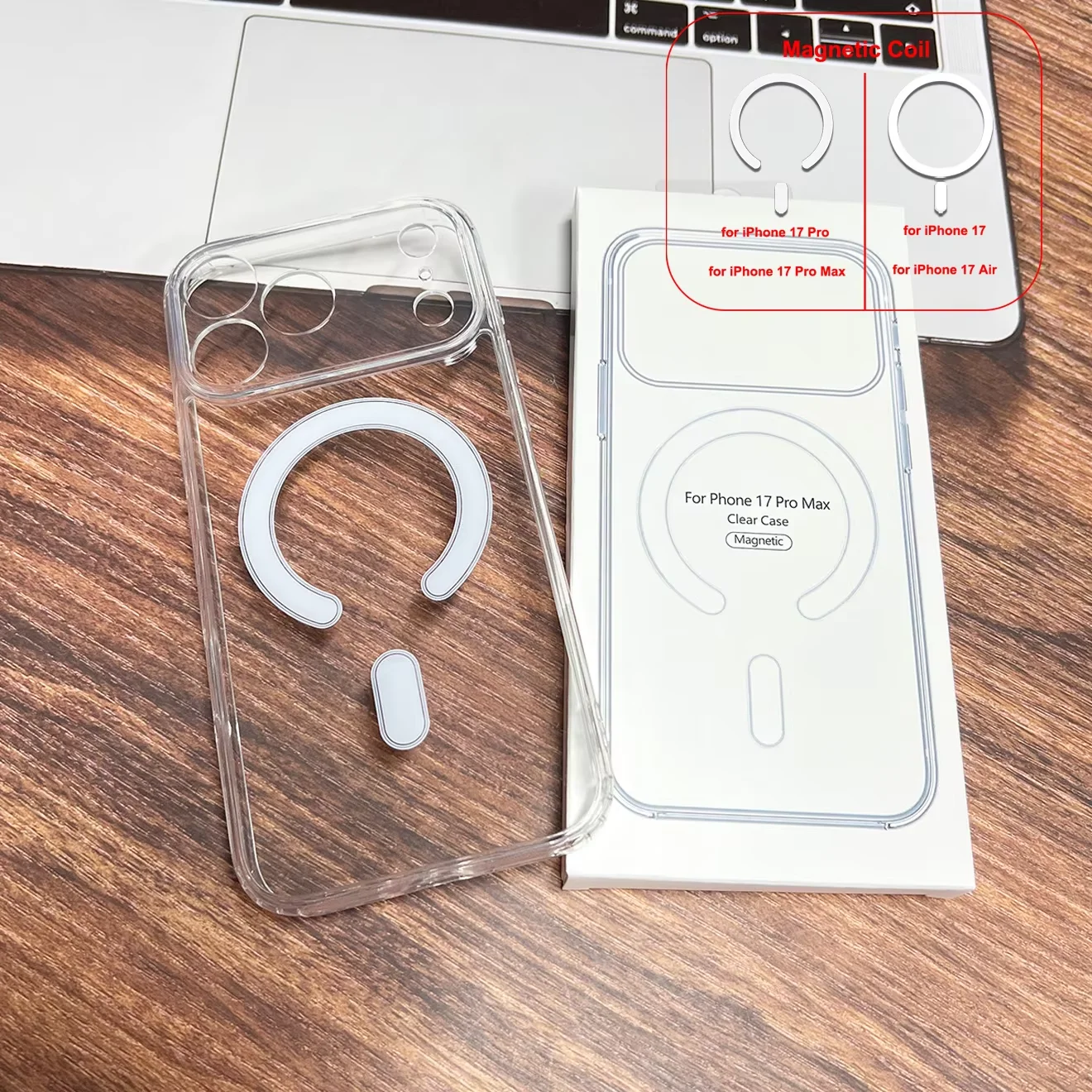 Clear Magnetic Case for iPhone thumbnail 2