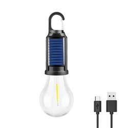 Solar - Powered Portable Hanging Light - Outdoor Waterproof Tent and Camping Lamp - 12PCS (Solar Bulb)