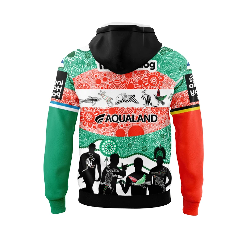 Hoodie South Sydney Rabbitohs Men's Aboriginal Jersey (name and number )