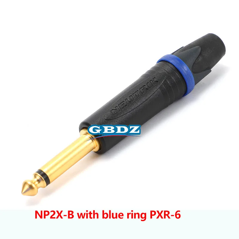 Neutrik NP2X-B Mono 1/4" 6.35mm Jack Plug. Cable Connectors, Black - Foto 13