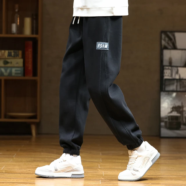 2022 New Men's Sweatpants Baggy Joggers Fashion Letter Hip Hop Streetwear  Harem Pant Men Casual Cotton Loose Trousers 8XL - AliExpress