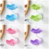 Double Layer Flowers Lotus Shape Draining Soap Dish Soap Box Plate Holder Portable Punch-free Soap Tray Bathroom Accessories 6