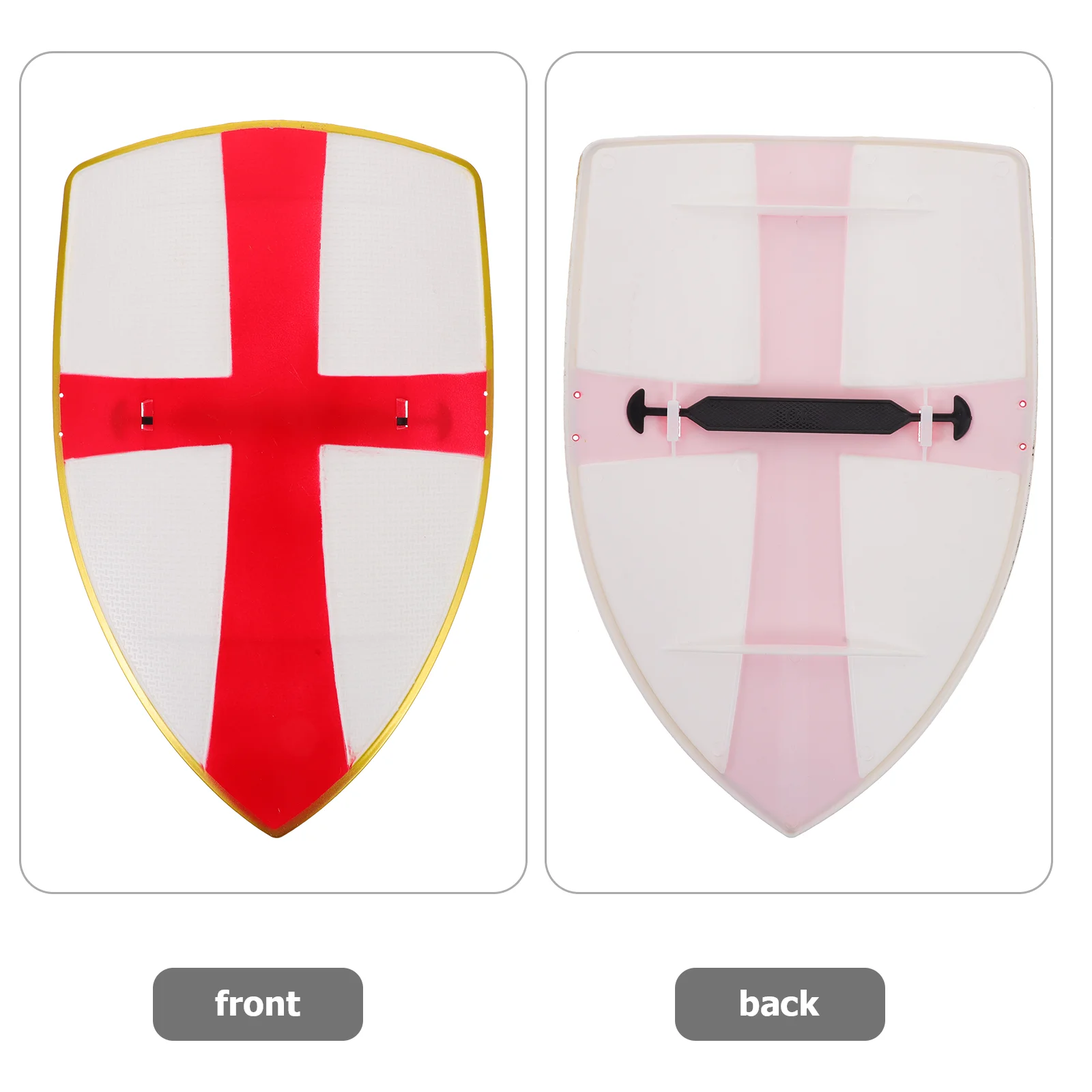 Knight Shield Medieval Crusaders Shield Templar Armor Warrior Protector Role Play Halloween Cosplay Props