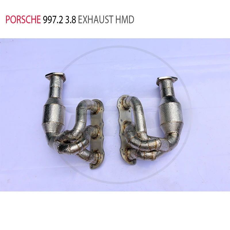 

HMD Exhaust Manifold Downpipe for Porsche 911 997.2 Car Accessories Catalytic Converter Auto Replacement Parts Catless