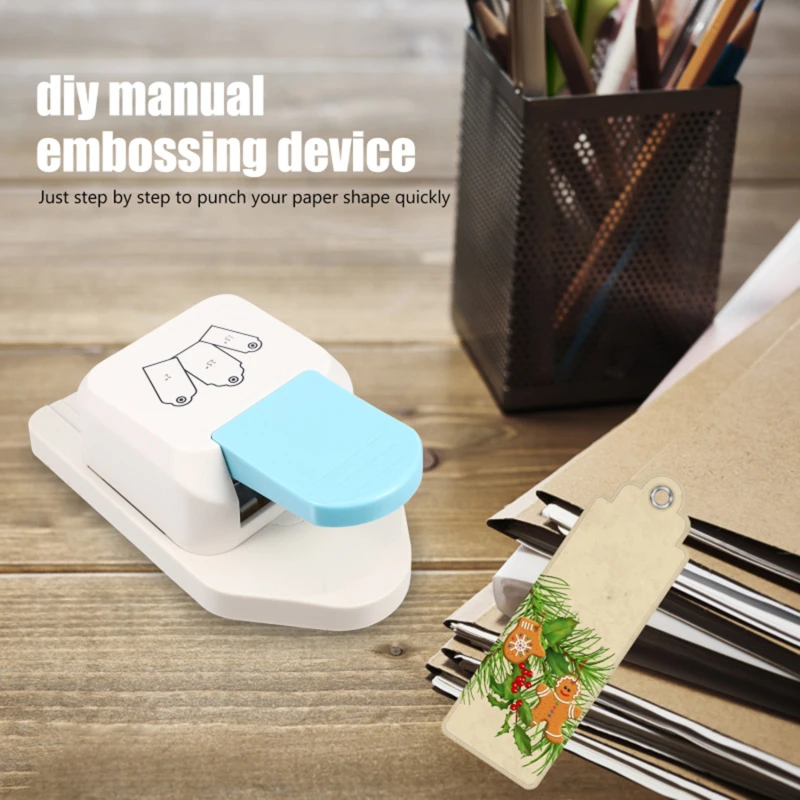 Three In One Tag Bookmark Punching Machine Price Tag Punch for Home