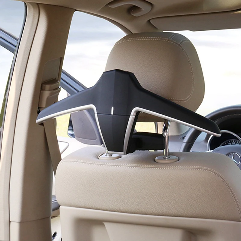 Car Clothes Hanger Multifunctional Car Seat Hook Hanger Headrest Coat Clothes Suits Holder Bear Load 20 KG